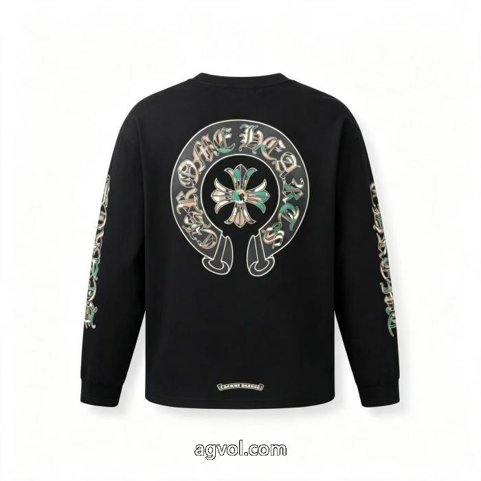 長袖Tシャツ独特な 期間限定割引中 コスパ最高のプライス偽 ブランド 購入CHROME HEARTS_0_3