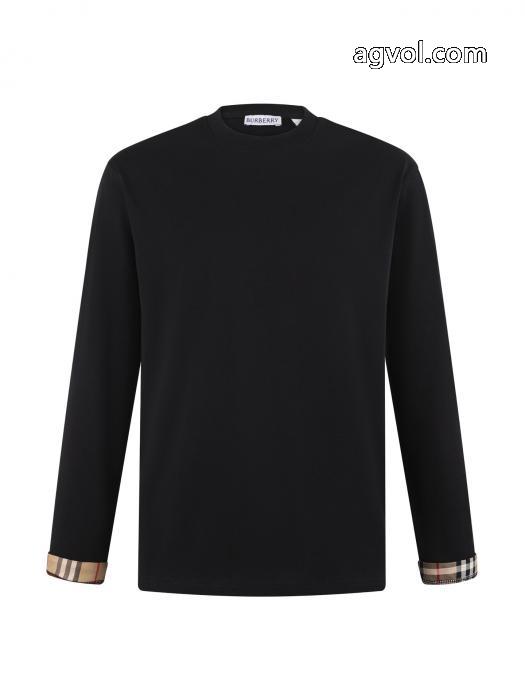 爆買いセール 清潔感の高い新品 ファッションスタッズ通販 ブランドBURBERRY長袖Tシャツ_0_3