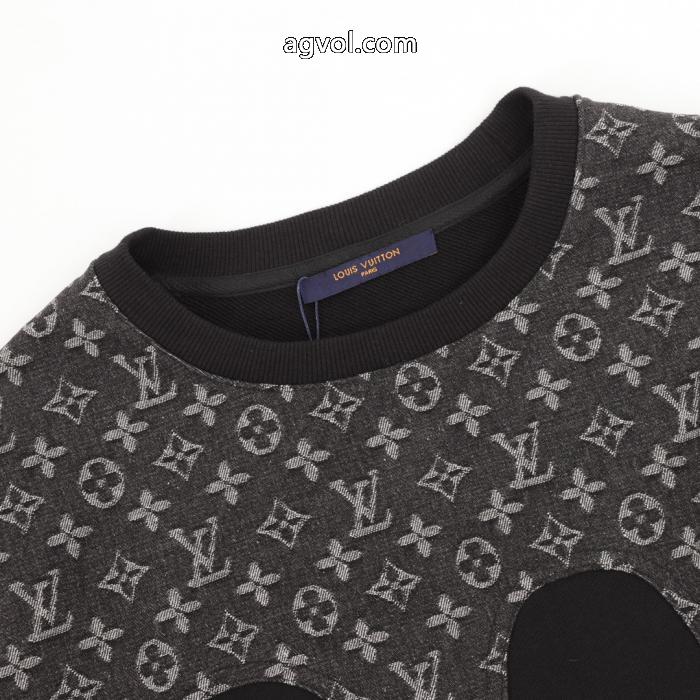 偽物 ブランド ショップ素敵な商品 数量に限定あり 優雅さに溢れる長袖TシャツLOUIS VUITTON_0_1