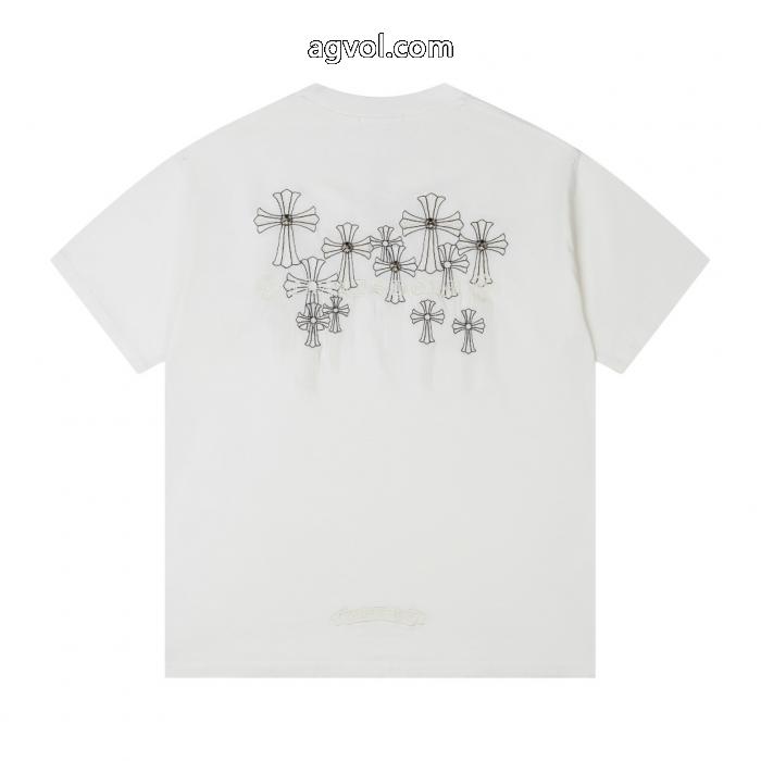 CHROME HEARTSスーパー ブランド コピー半袖Tシャツ存在感のある 早期完売 ロゴが素敵_0_1