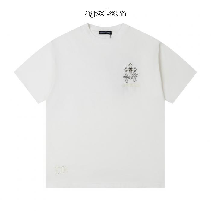 CHROME HEARTSスーパー ブランド コピー半袖Tシャツ存在感のある 早期完売 ロゴが素敵_0_2