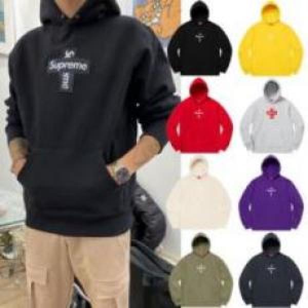 お買い得品  Supreme Week15 Cross Box Logo 5色可選 2026 SUPREMEコピー パーカー シュプリーム コピー