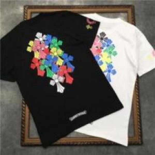 ある肌触り 半袖Tシャツ 人気ブランド   2026 CHROME HEARTSコピー クロムハーツコピー 2色可選