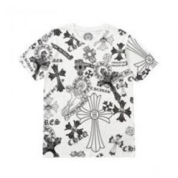 綺麗に決まるフォルム！ 2色可選 2026 CHROME HEARTSコピー 着心地満点 半袖Tシャツ  クロムハーツコピー