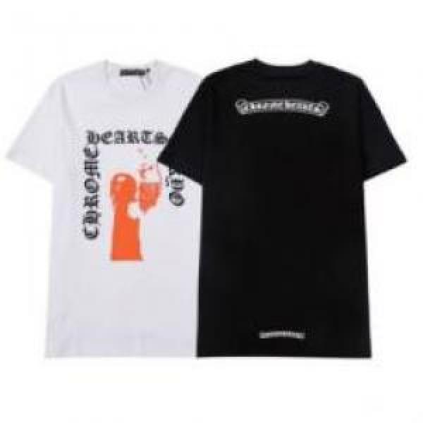 気軽にカジュアルに使える CHROME HEARTSコピー 2色可選 2026 クロムハーツコピー 希少価値大 半袖Tシャツ