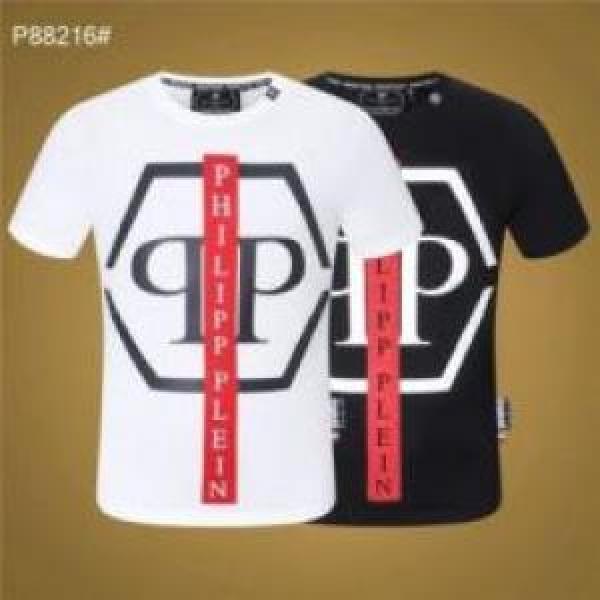 2025春夏 毎日新作 フィリッププレイン PHILIPP PLEIN 半袖Tシャツ PHILIPP PLEINブランド 偽物 通販 縦には伸びにくい 2色可選