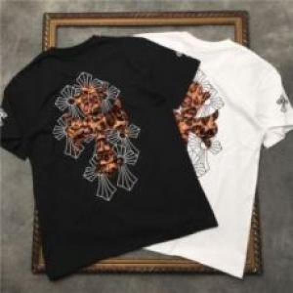 着回し度抜群 人気新品★超特価★ 2色可選 2026 CHROME HEARTSコピー 半袖Tシャツ クロムハーツコピー