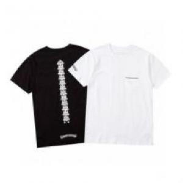 2色可選 クロムハーツコピー デザイン性の高い 半袖Tシャツ 2026 CHROME HEARTSコピー クールビズ
