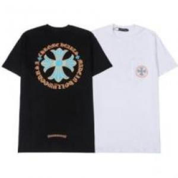 クロムハーツコピー 2色可選 半袖Tシャツ 2026 魅力ファッション カジュアル CHROME HEARTSコピー