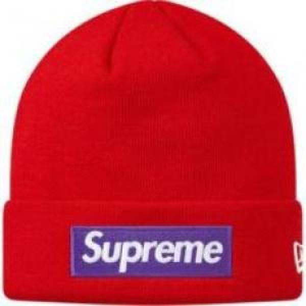 追跡あり☆入手困難!! 2026 シュプリーム コピー Supreme &times; New Era Box Logo Beanie   多色可選 SUPREMEコピー 帽子/キャップ
