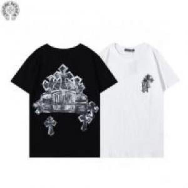 風合いが出る CHROME HEARTSコピー 2色可選 2026 半袖Tシャツ クロムハーツコピー