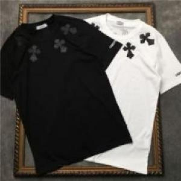 着心地抜群  2026 クロムハーツコピー  半袖Tシャツ CHROME HEARTSコピー 2色可選 肌に密着
