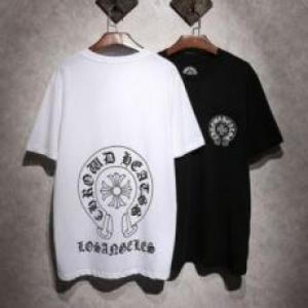 2色可選 高品質 人気  2026 クロムハーツコピー 半袖Tシャツ 気軽にカジュアルに使える CHROME HEARTSコピー