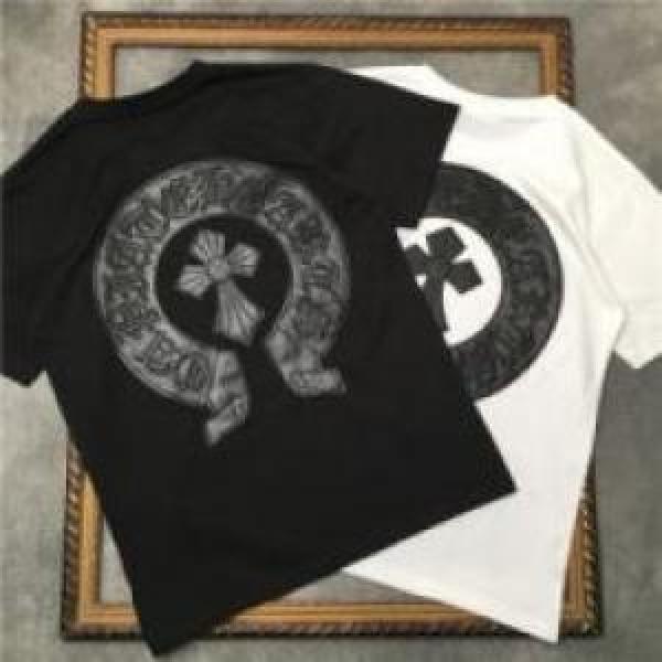 クロムハーツコピー 2026 自然な肌触り CHROME HEARTSコピー 半袖Tシャツ 2色可選 お洒落に魅せる