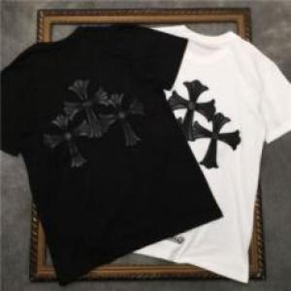 クロムハーツコピー 超目玉 半袖Tシャツ 2色可選 ファッション 人気  CHROME HEARTSコピー 2026