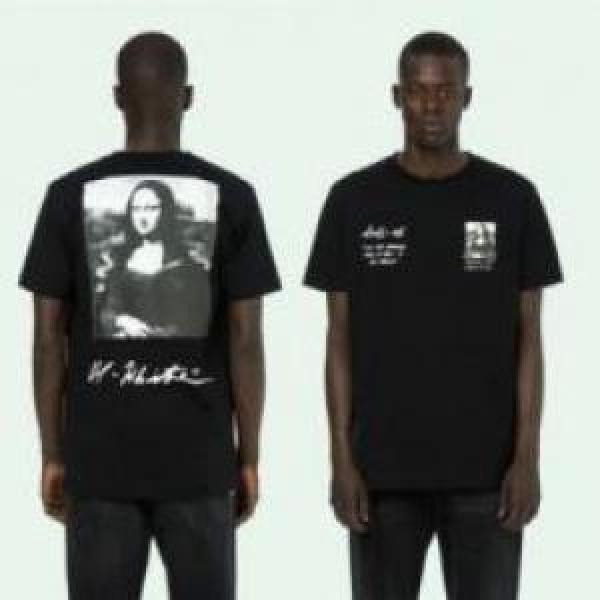 半袖Tシャツ 2026 縦には伸びにくい OFF-WHITEコピー 頑丈な素材 オフホワイトコピー 2色可選