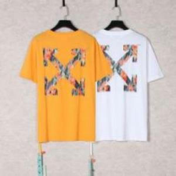 海外セレブ定番愛用 OFF-WHITEコピー 2026 上質 半袖Tシャツ 2色可選 オフホワイトコピー