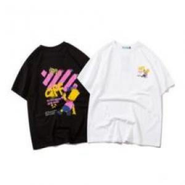 2色可選 乾きやすい 肌触りの気持ちい〜 OFF-WHITEコピー 2025 オフホワイトコピー  半袖Tシャツ