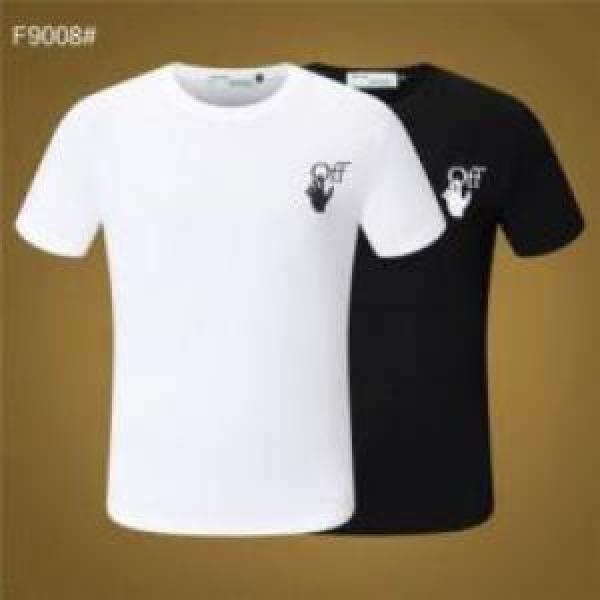 2色可選 OFF-WHITEコピー オフホワイトコピー 大人キレイに仕立てる  2026 半袖Tシャツ セレブ風