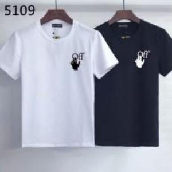 大人キレイに仕立てる 半袖Tシャツ2026 オフホワイトコピー モデル大絶賛♪ 2色可選 OFF-WHITEコピー