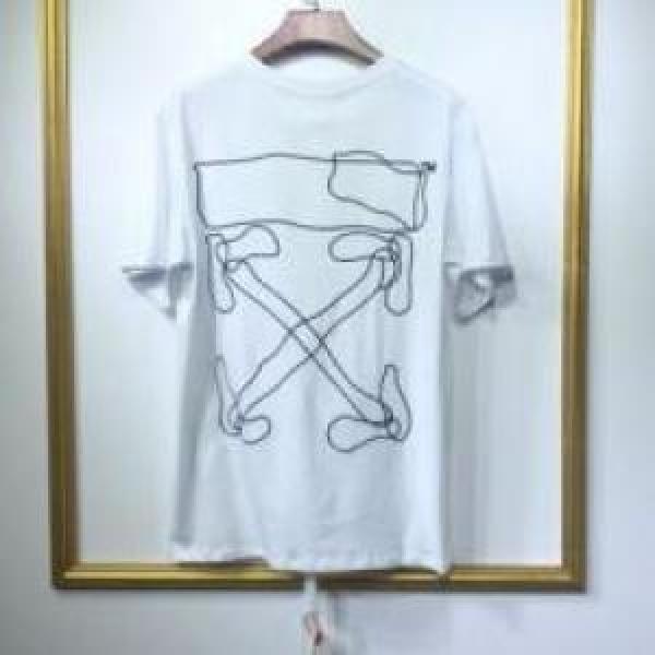 OFF-WHITEコピー 2色可選 オフホワイトコピー 肌に馴染みやすい 半袖Tシャツ  2022  大人キレイに仕立てる