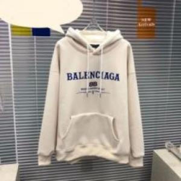 ゆったりとしたサイズ感 ファッション 人気 2026 トップス BALENCIAGAコピー バレンシアガコピー パーカー