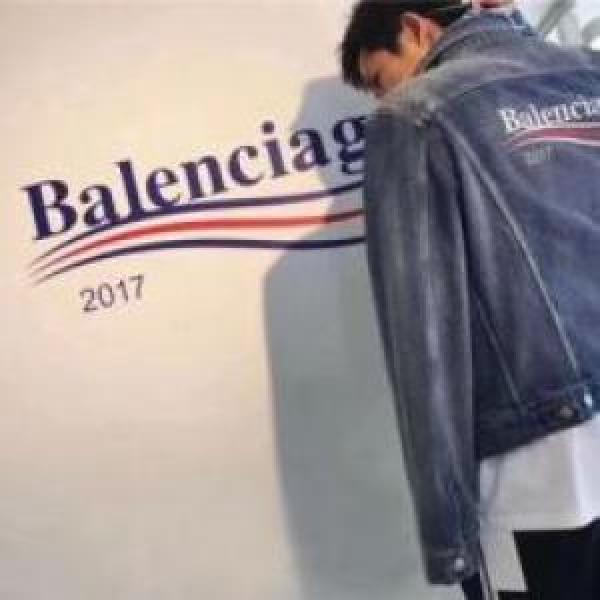 BALENCIAGAコピー ダメージジャケット バレンシアガコピー 風合いの出る トップス デニムジャケット2026