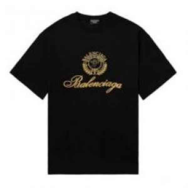 半袖Tシャツ 今一番HOTな新品 2色可選 BALENCIAGAコピー ラックスした雰囲気 バレンシアガコピー 2025