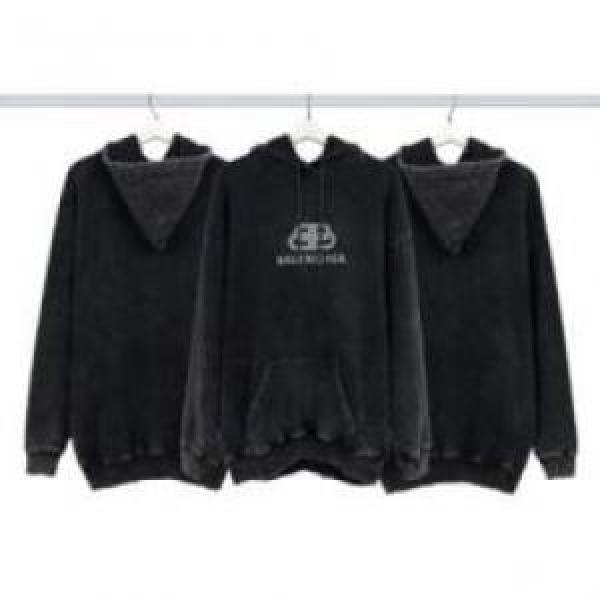 定番無地パーカー 2026  トップス パーカー  BALENCIAGAコピー バレンシアガコピー サイズ豊富
