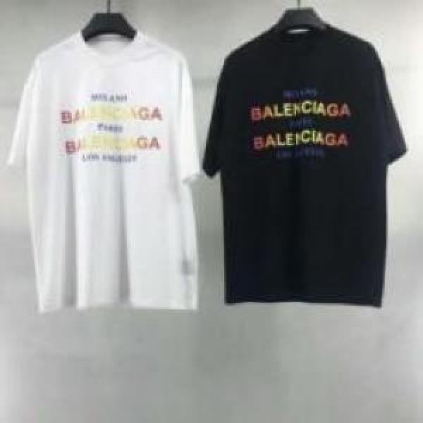 目玉商品 2色可選  バレンシアガコピー BALENCIAGAコピー 半袖Tシャツ  2026 バリエーションに富む