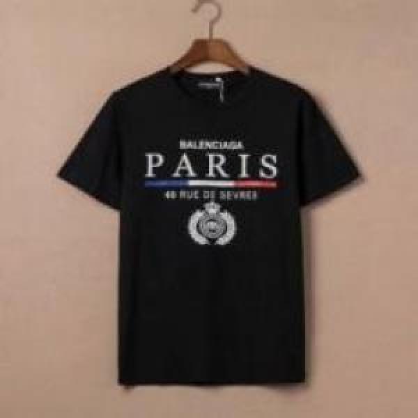 BALENCIAGAコピー 2026 しわになりにくい 乾きやすい 半袖Tシャツ バレンシアガコピー