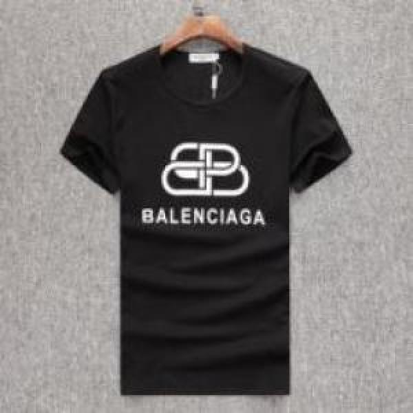 コーデ 知的なムードを演出 半袖Tシャツ 3色可選 2026【人気ブログ掲載】 BALENCIAGAコピー バレンシアガコピー