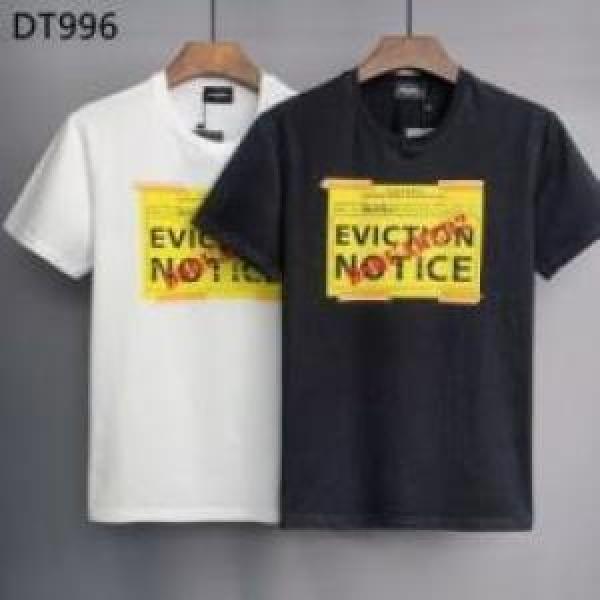 収縮性のある DSQUARED2コピー 半袖Tシャツ 2025 大注目 ディースクエアードコピー  2色可選