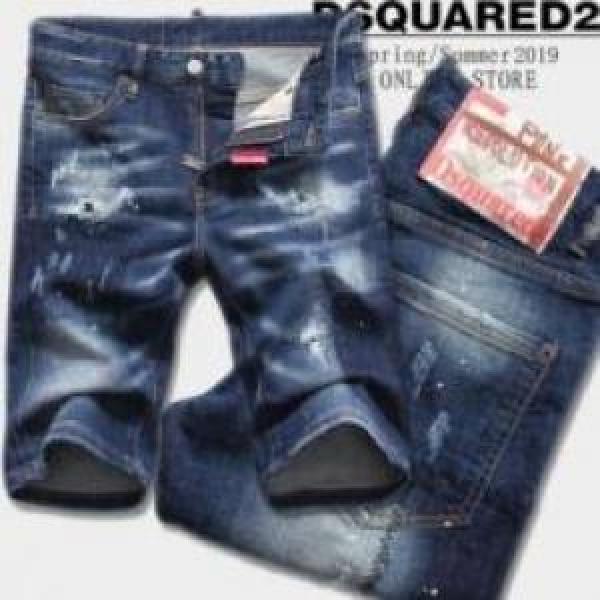 DSQUARED2コピー 2026 ディースクエアードコピー ショートパンツ 上質 ジーンズ 味のある大人のデニム