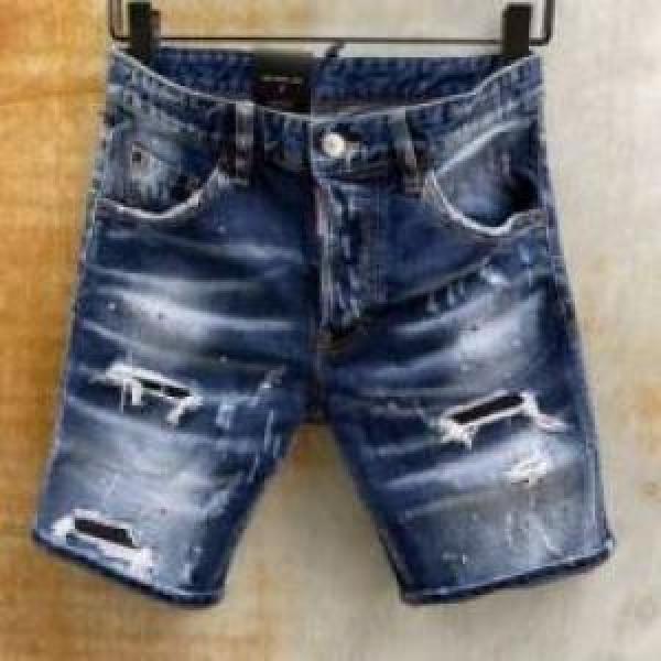 【大人気】定番商品 ショートパンツ 使い回し最高 2026 ジーンズ DSQUARED2コピー  ディースクエアードコピー