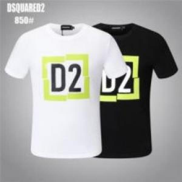 2色可選 自分らしいスタイリング  DSQUARED2コピー 2026  ディースクエアードコピー 半袖Tシャツ
