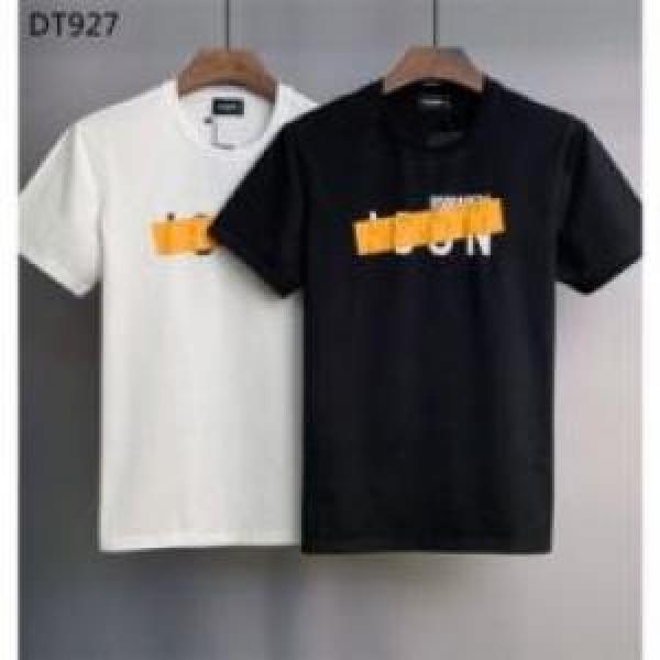 大人気再登場 快適 半袖Tシャツ DSQUARED2コピー ディースクエアードコピー 2026 2色可選