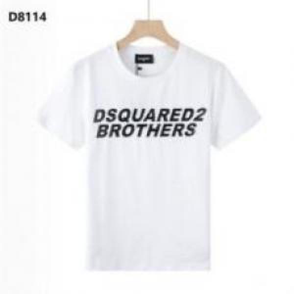 半袖Tシャツ DSQUARED2コピー 雑誌掲載アイテム 着心地満点 2色可選  2026  ディースクエアードコピー
