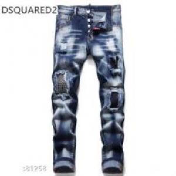 DSQUARED2コピー バックポケット付 ディースクエアードコピー 2026 コスパ最高のプライス ジーンズ