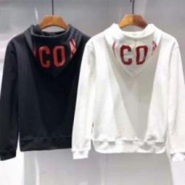 DSQUARED2コピー ディースクエアードコピー 2色可選  パーカー 2026 英字 大好評♪
