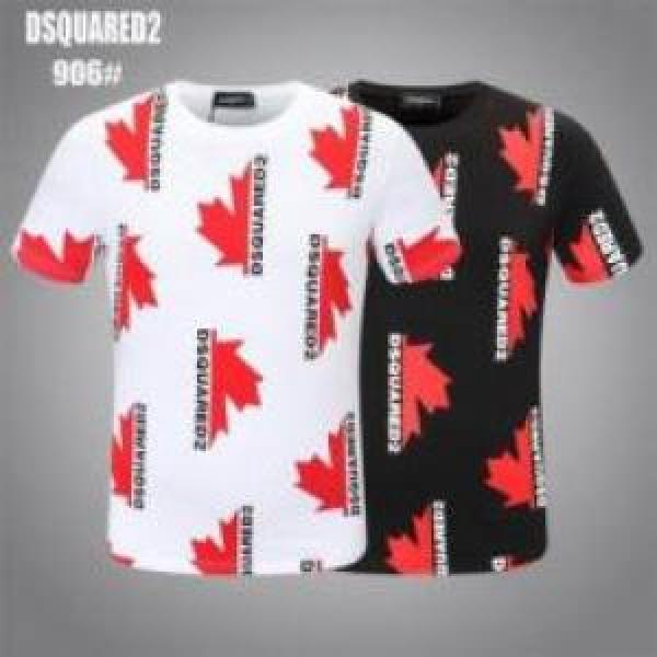 半袖Tシャツ ディースクエアードコピー 2026 2色可選 配色切替 DSQUARED2コピー 超目玉