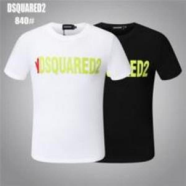 ディースクエアードコピー 大人の個性 半袖Tシャツ DSQUARED2コピー を気軽にカジュアルに使える  2026 2色可選