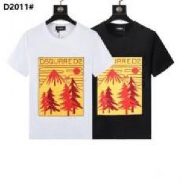 大絶賛！ 半袖Tシャツ ディースクエアードコピー デザイン性の高い 2026 2色可選  DSQUARED2コピー