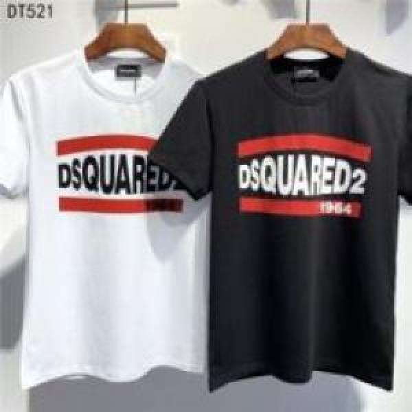 存在感のある 3色可選 ディースクエアードコピー  DSQUARED2コピー 2026  高品質 半袖Tシャツ