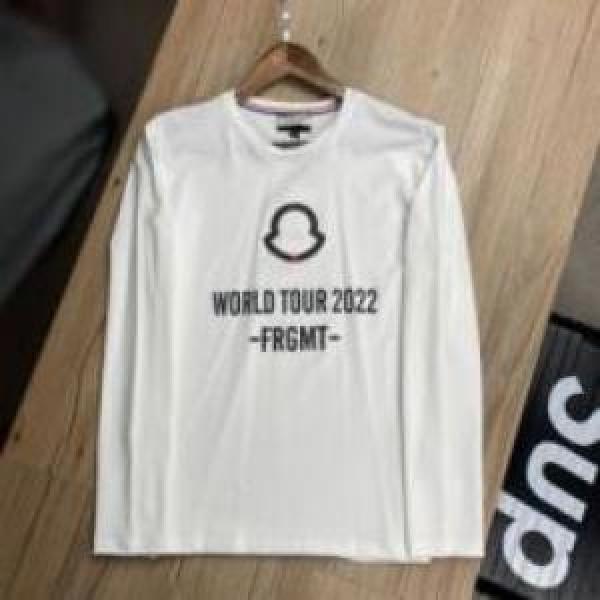 シンプル MONCLERコピー  長袖Tシャツ  落ち着いた感覚 3色可選 2026 モンクレールコピー