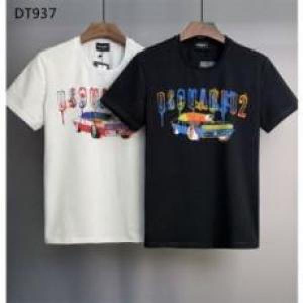 2色可選 快適 DSQUARED2コピー 半袖Tシャツ 2026 今からの季節にピッタリ！ ディースクエアードコピー