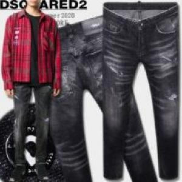 ジーンズ DSQUARED2コピー 2026 テーパードジーンズ ファション性の高い ディースクエアードコピー