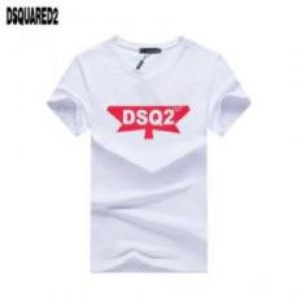 カッコいい印象を付ける ディースクエアード DSQUARED2 ブランド 偽物 通販 半袖Tシャツ 2026春夏 売れ筋！ 2色可選