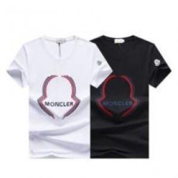 人気 ランキング 2色可選 モンクレール MONCLER 半袖Tシャツ プリント モンクレール偽物ブランド 2026