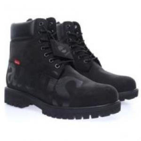 ランニングシューズ 2026 SUPREMEコピー  Supreme&times;Timberland 6 Inch Leather Boots"Black" 愛らしさ抜群 シュプリーム コピー